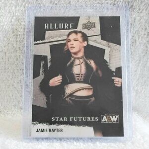 5/$20 Mint 2023 UD Allure Jamie Hayter Star Features AEW Card 128!!